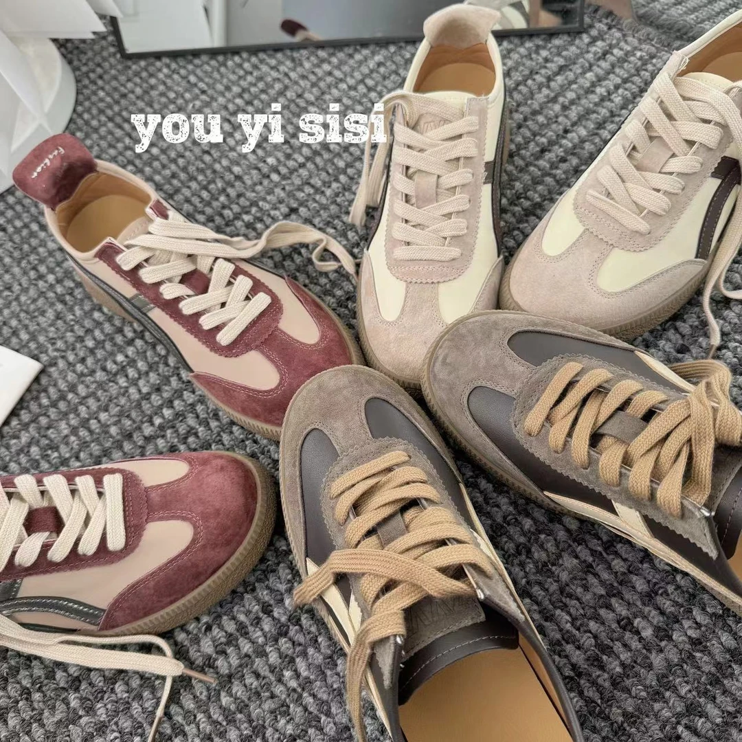 有意思思女鞋“北海道”女士休闲鞋休闲时尚鞋百搭潮流潮鞋厚底低帮