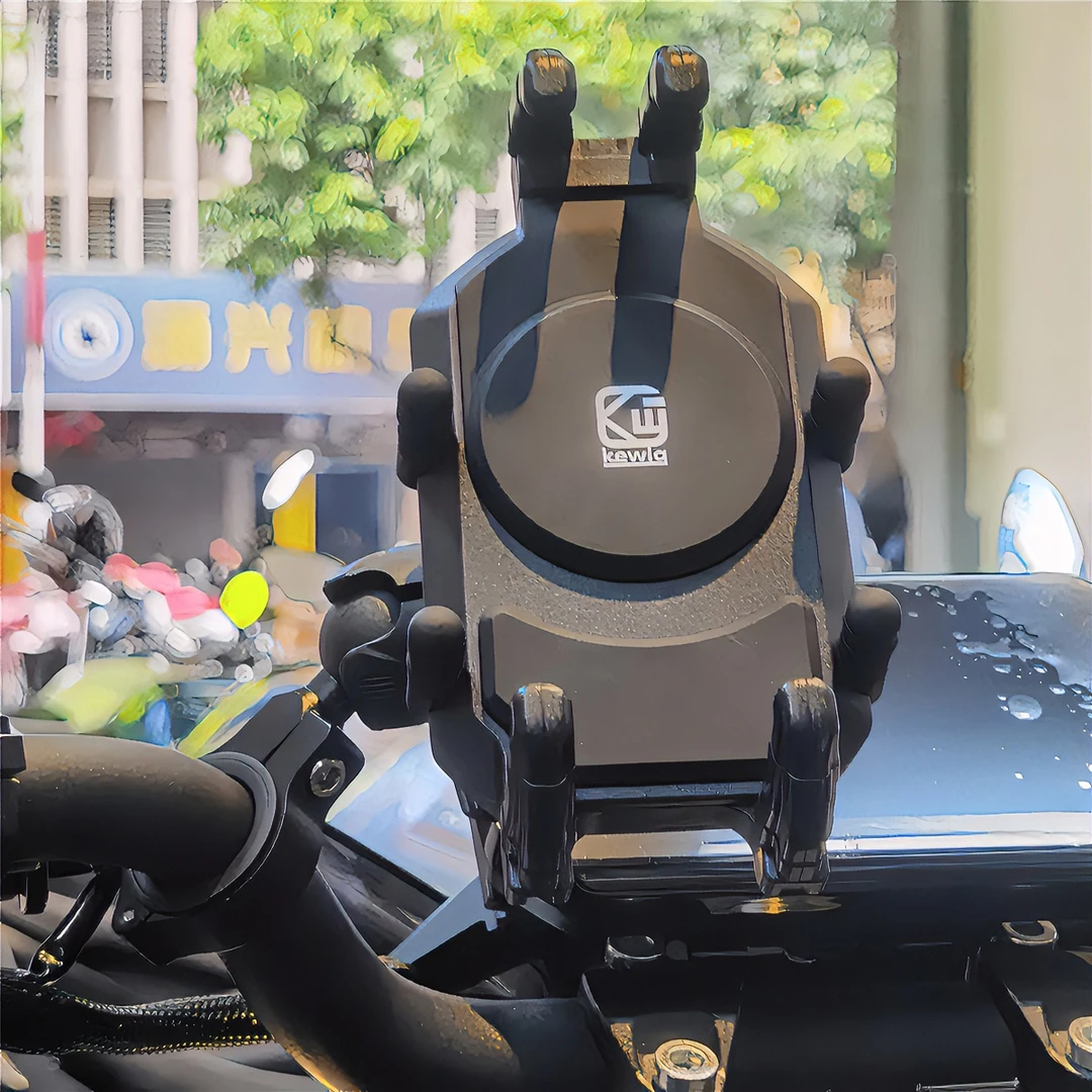 摩托车 机车手机支架 导航支架 机车骑行防震旋转手机支架