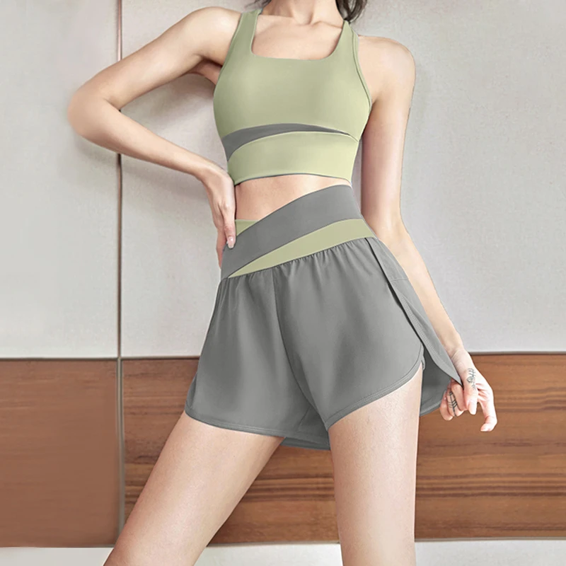 绝美瑜伽服套装女高级感专业高端健身减肥运动套装女速干背心外穿