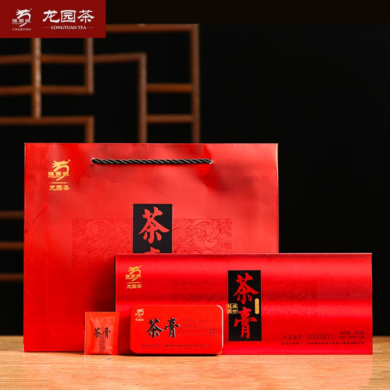 龙园号普洱茶龍字茶膏熟茶100g盒装