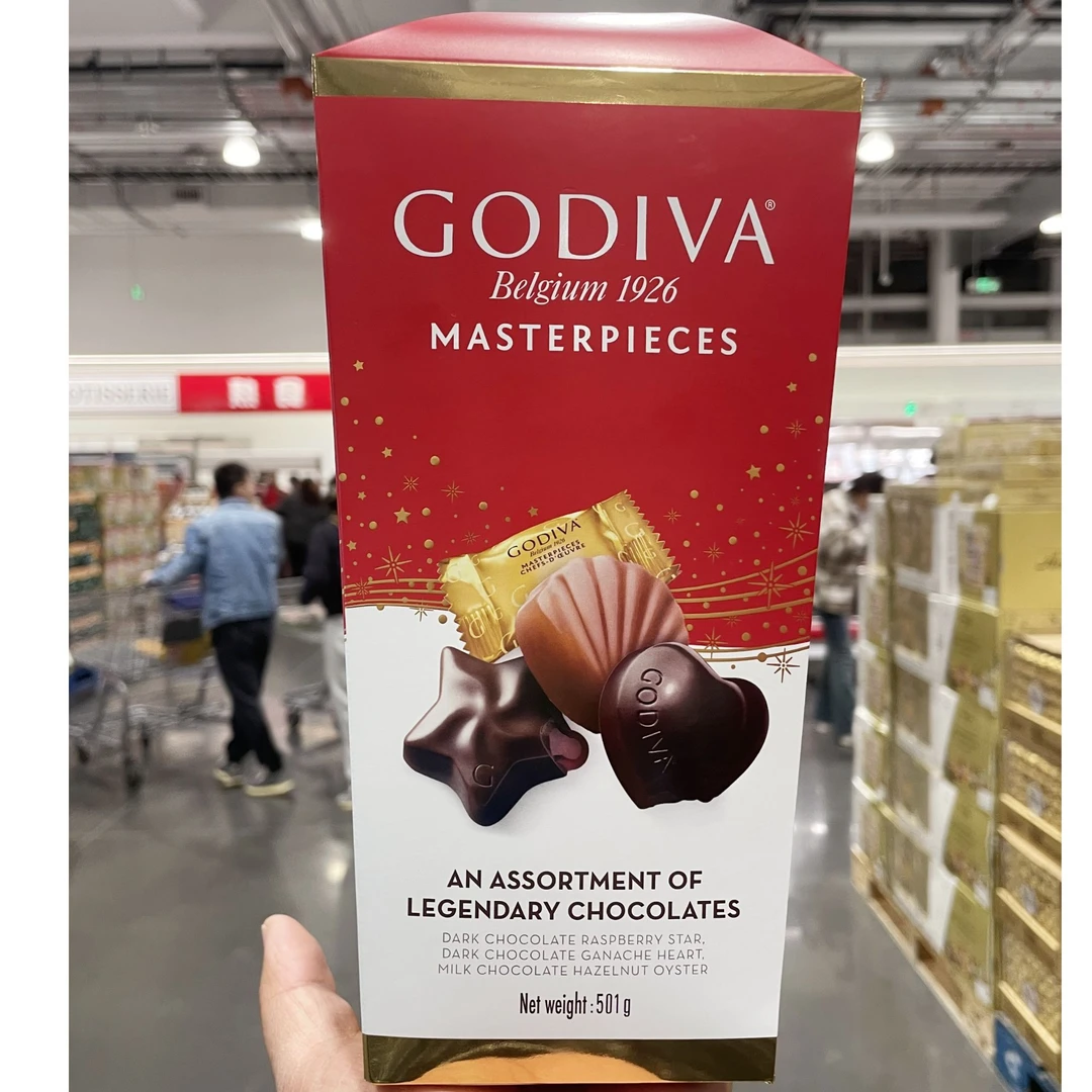 包邮开市客代购GODIVA歌帝梵经典大师限定花盒巧克力501g