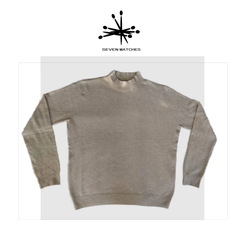 亲澳绒百搭秋冬新款圆领套头衫