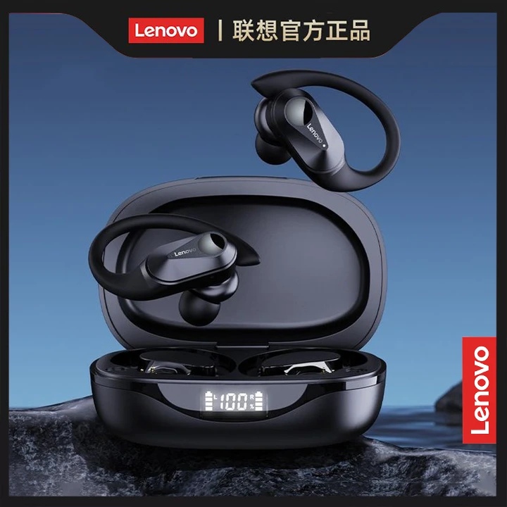 联想LP75骨传导耳机无线蓝牙运动跑步降噪游戏音乐长续航柏林之声