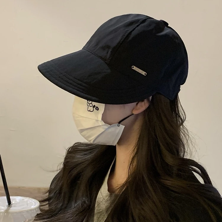新款大帽檐鸭舌帽女韩版修饰脸型休闲百搭春秋圆脸百搭款时尚透气