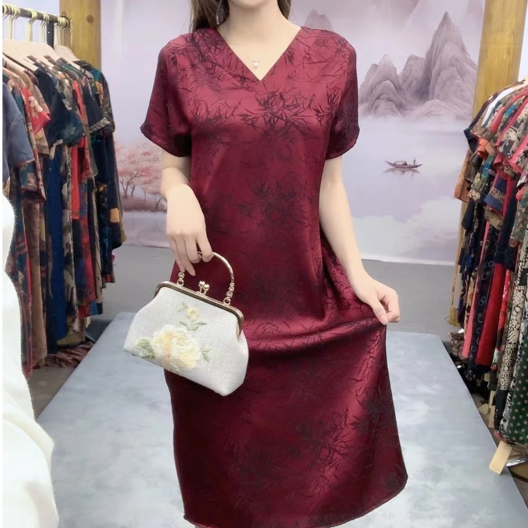 7061-15金枝玉叶气质连衣裙