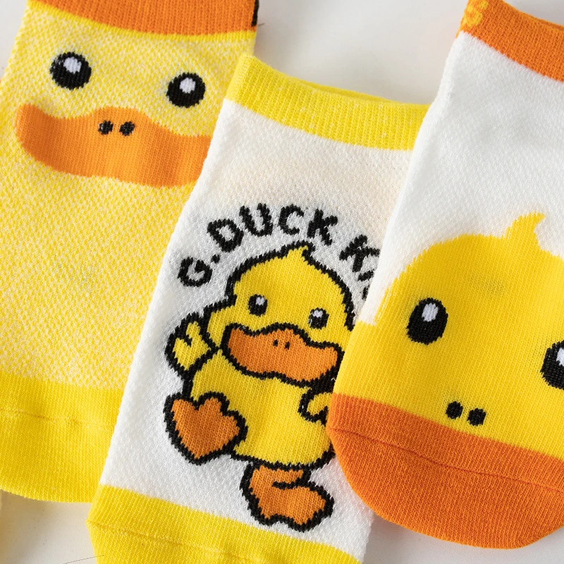 儿童浅口袜子男童女童网眼透气棉袜时尚卡通可爱宝宝袜防臭薄款