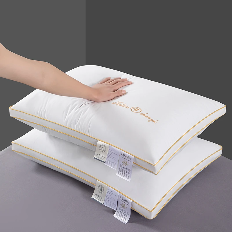 【买一送一】A类母婴级纯棉大豆枕酒店宿舍立体家用成人高弹睡眠枕
