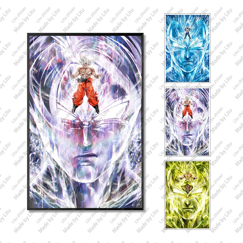 龙珠海贼鬼灭火影忍者3D的海报加厚加固炫酷三变四大系列送礼动漫