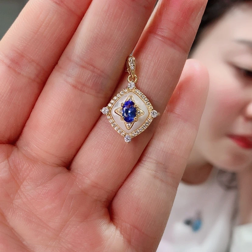 【闪购商品】坦桑石颈饰银S925镶嵌臭***】