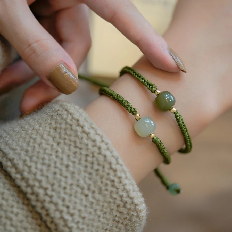 非金属手链 手工编织小众简约民族风清新通用气质手串ins情侣学生