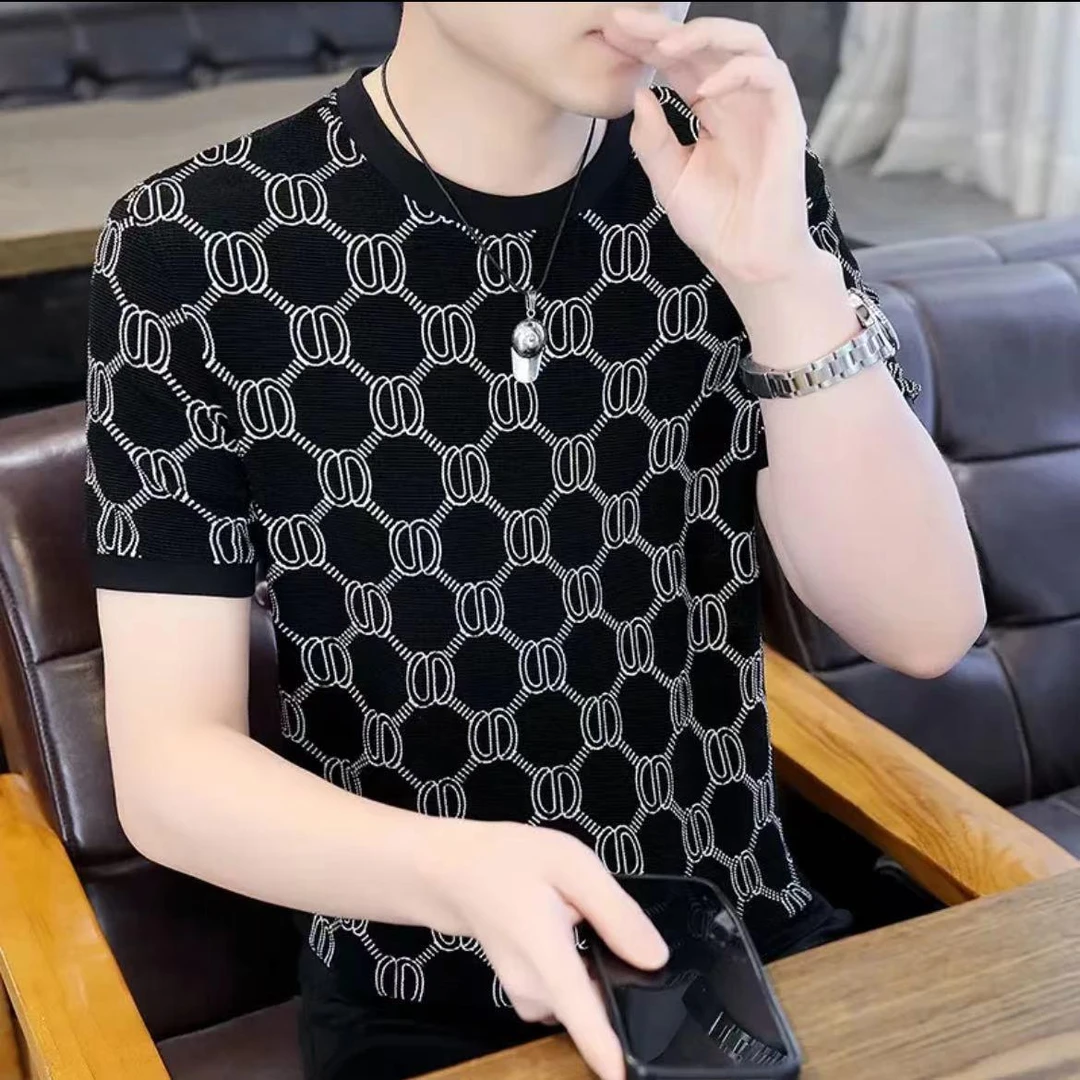 【新款】上衣时尚百搭气质潮流休闲显瘦轻奢男装3038[IWE]Q