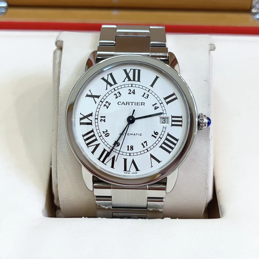 99新 Cartier/卡地亚 伦敦/男士机械/表径42/工价30800