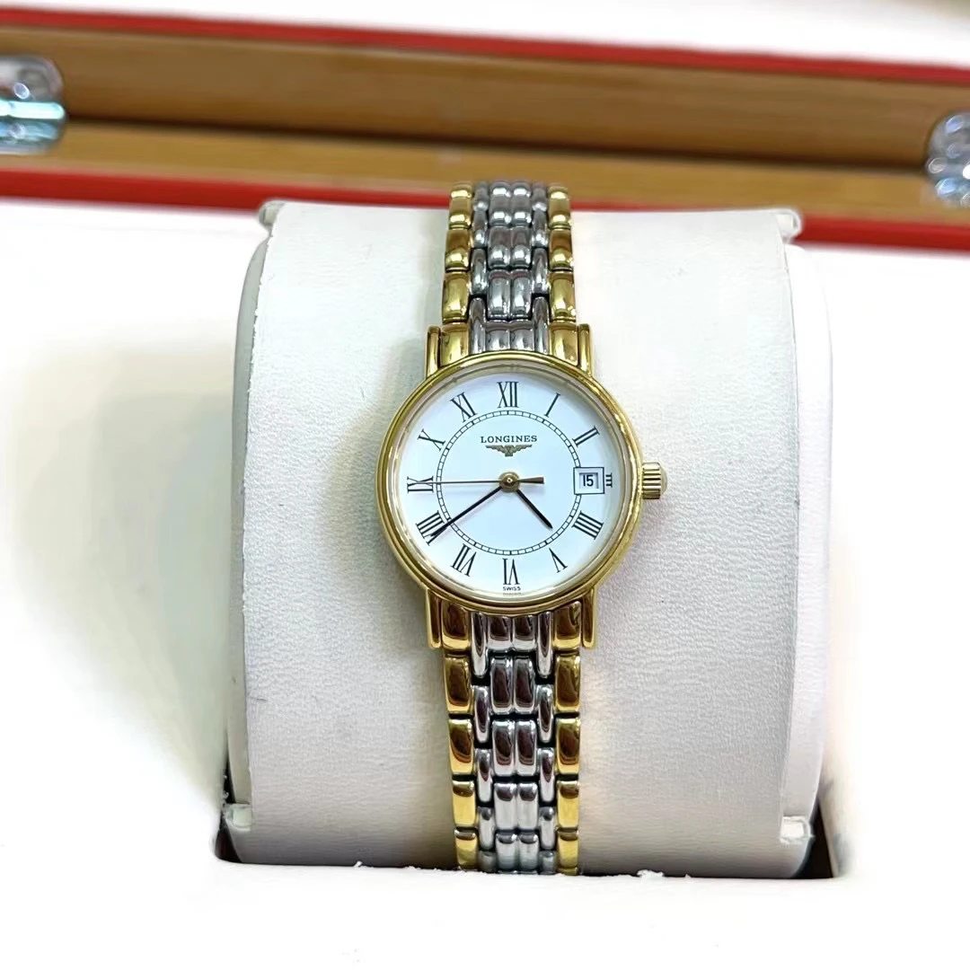 95新 Longines/浪琴 优雅/女士石英/表径22.5mm/工价6700