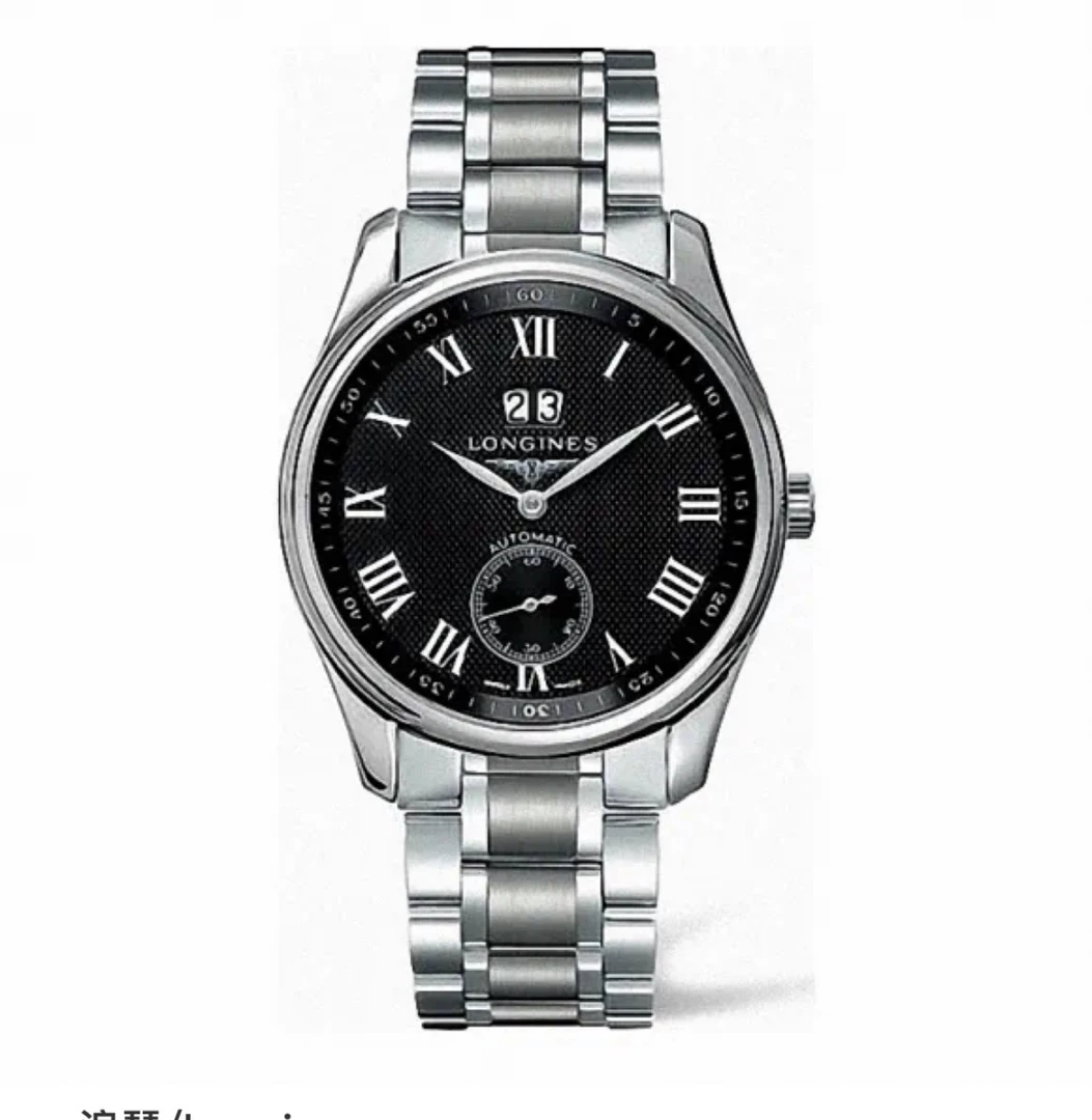 99新 Longines/浪琴 名匠男士机械40表径L2.676.4.51.6