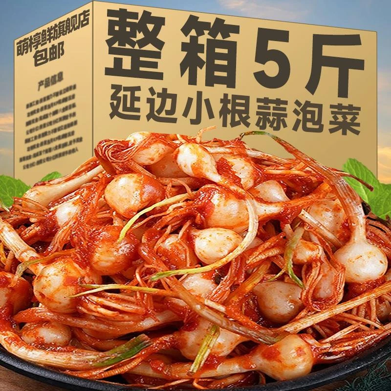 延边特产小根蒜下饭菜小根菜东北小根葱手工咸菜泡菜小野头蒜泡菜