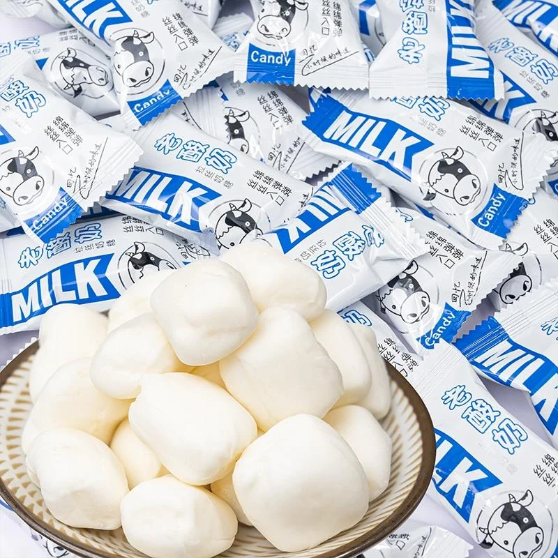 老式酸奶拉丝糖喜糖网红风味牛奶糖果8090怀旧儿童小零食散装
