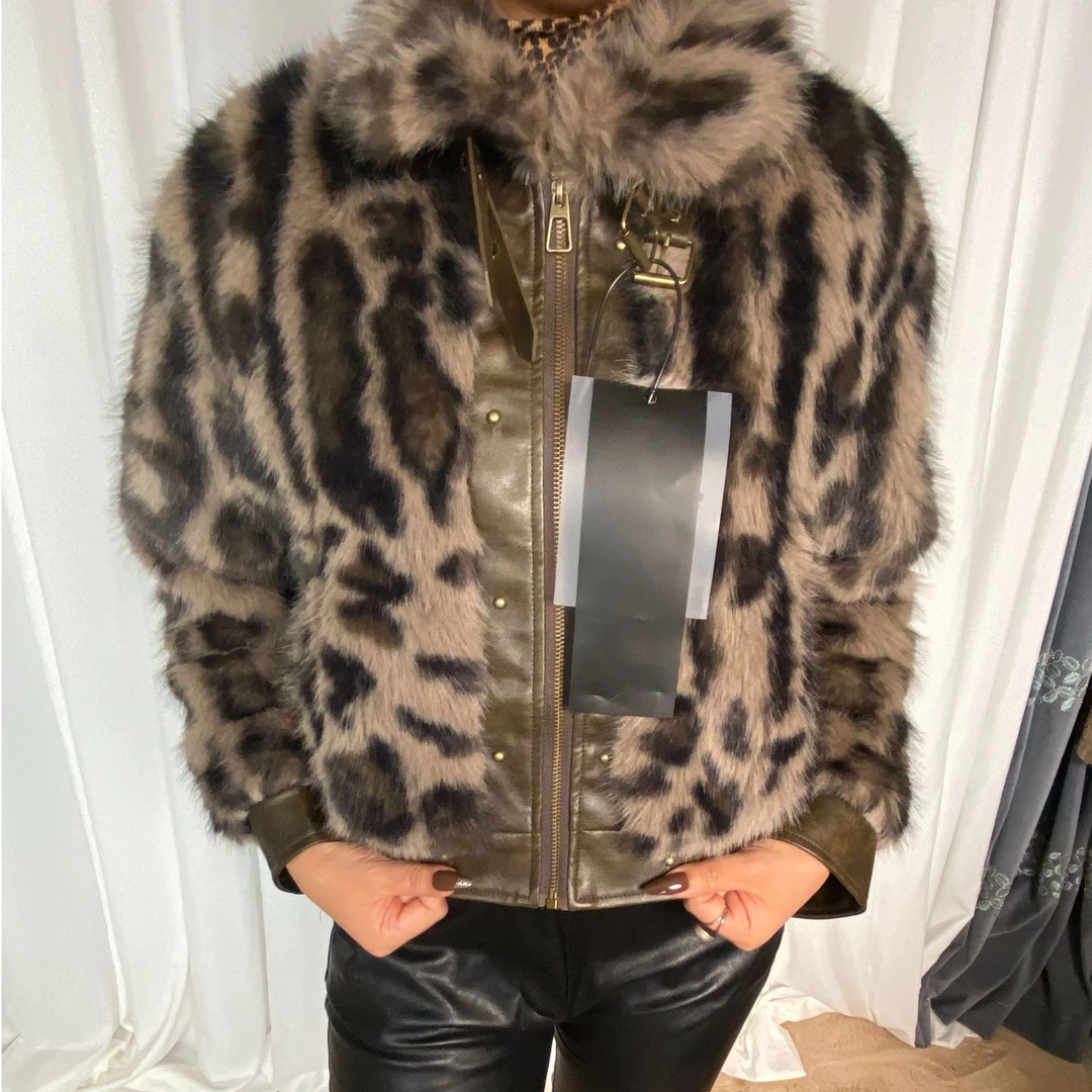 人造皮草 今年新款流行时尚短款外套环保皮草
