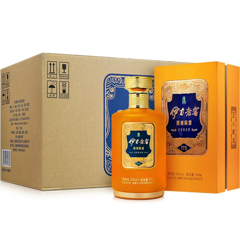 伊力特【618】52度伊力老窖西域陈香  整箱装 白酒52度500ml