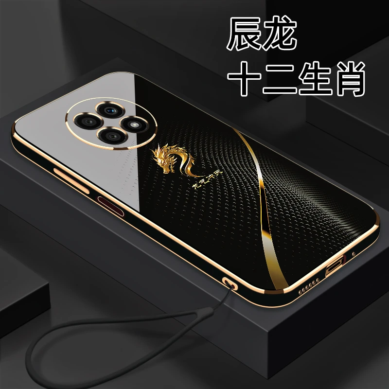 适用【荣耀X20】十二生肖个性创意颜值防摔电镀硅胶手机软壳