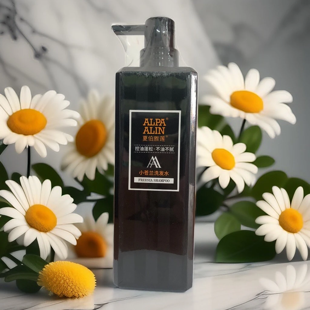 正品夏伯雅莲小苍兰洗发水控油去屑柔顺蓬松持久留香大容量