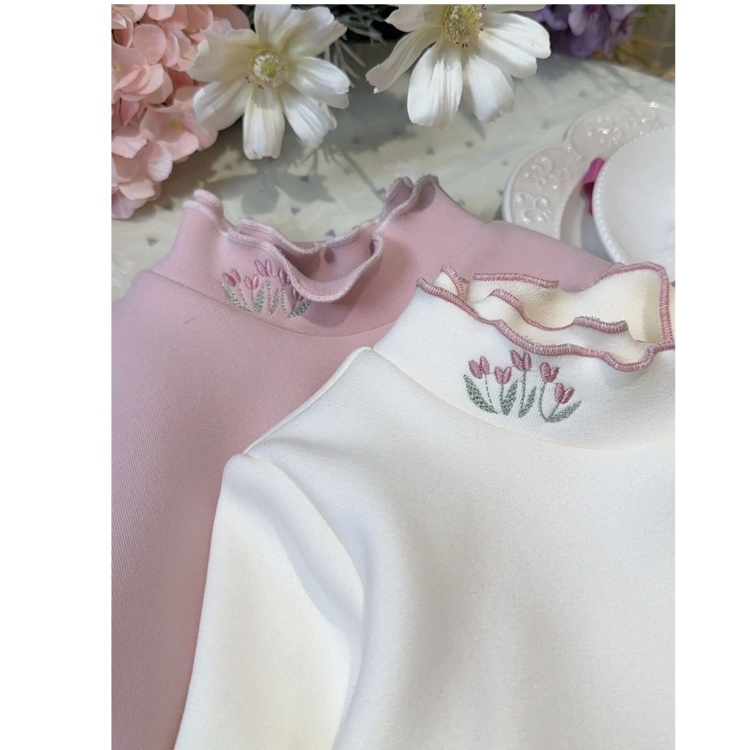 FLL·冬~刺绣双领打底衫52354