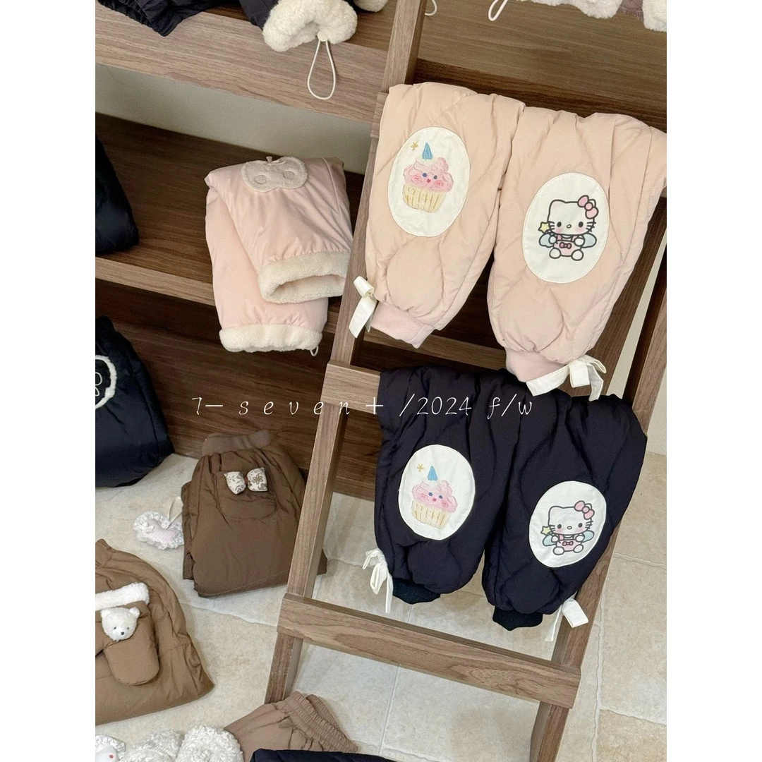 冬~kt猫小蛋糕羽绒裤8369