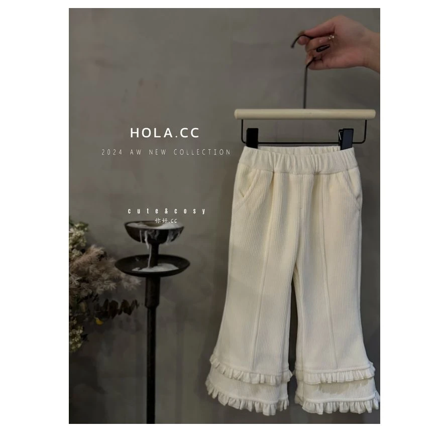 HOLA.CC·冬~木耳边喇叭裤8601