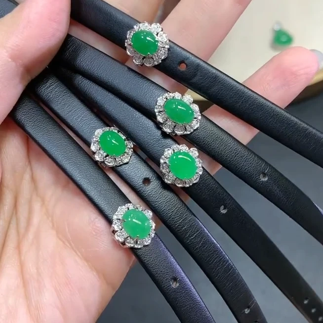 翡翠手饰-18K金-GM075-多样性发一件-BK|CZL