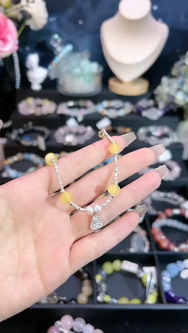 【闪购商品】蜜蜡手链未镶嵌101简约多样性发货发其一