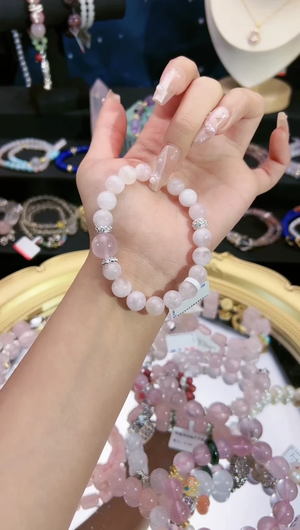 【闪购商品】水晶手链未镶嵌51颜色微差多样性发货发其一