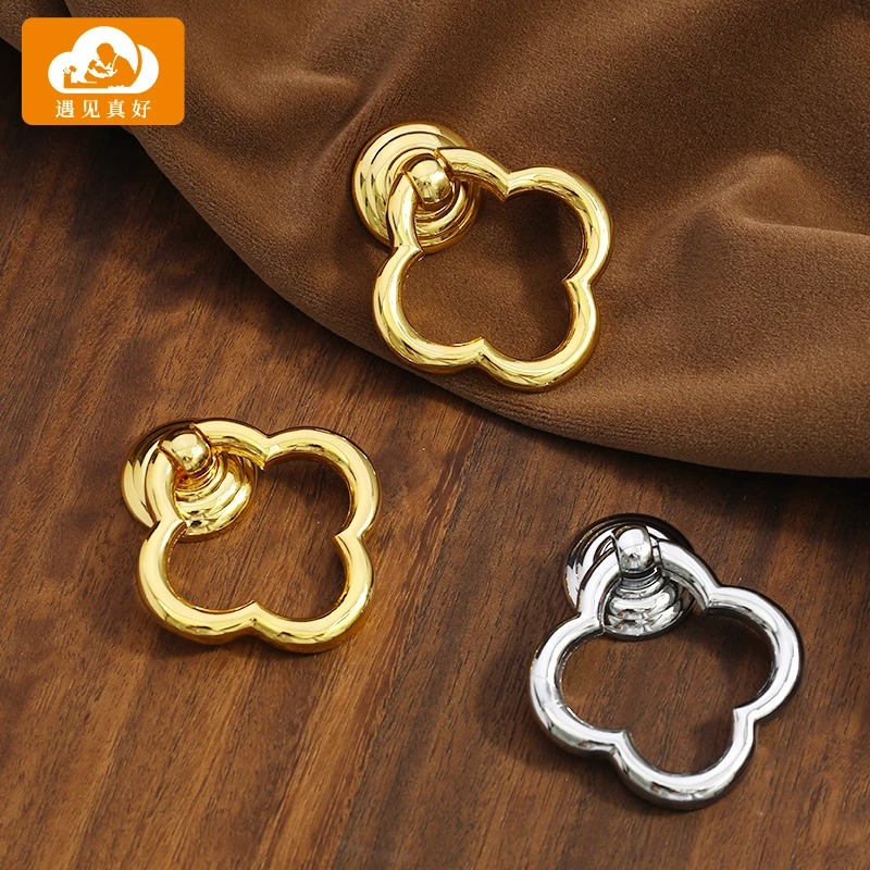 遇见真好抽屉柜门拉手北欧轻奢橱柜衣柜门把手儿童房吊坠拉环拉手