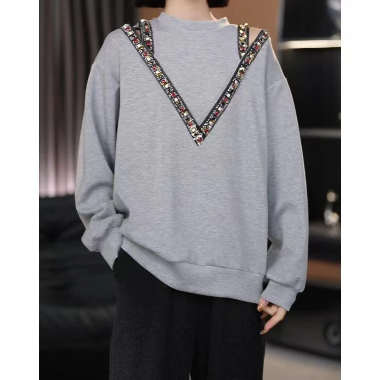 JUDIAN-V领设计卫衣8jd8367163