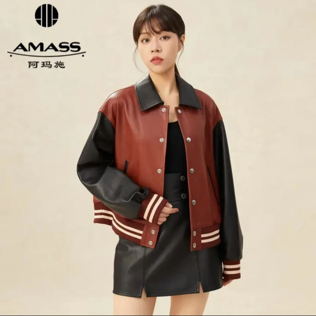 阿玛施AMASS 拼色棒球服5400692