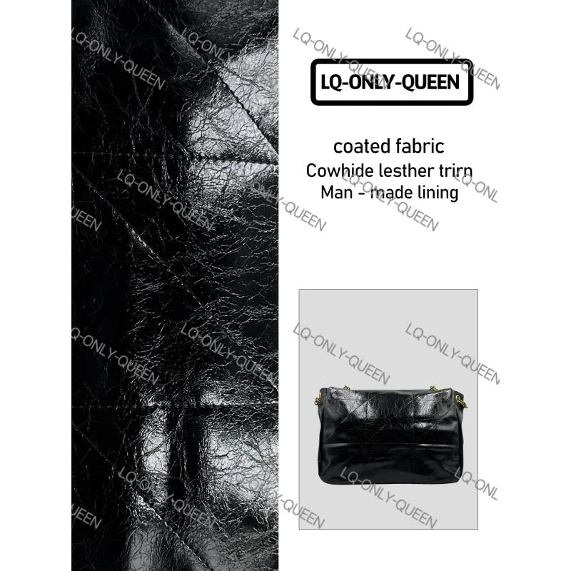 LQ-ONLY-QUEEN手工真皮女包油蜡大包黑色