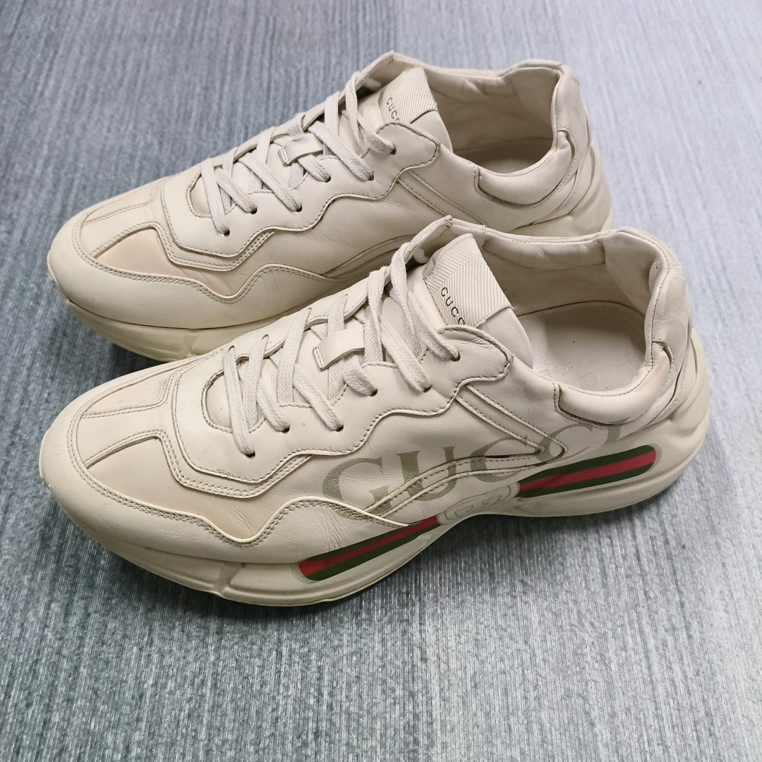 95新 GUCCI/古驰 42码/古驰老爹鞋 腰带/9新无原盒