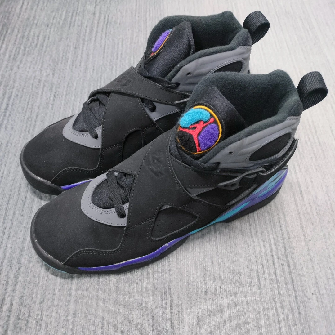 40码/乔丹air jordan 8 黑蓝 篮球鞋/二手无原盒/公价899
