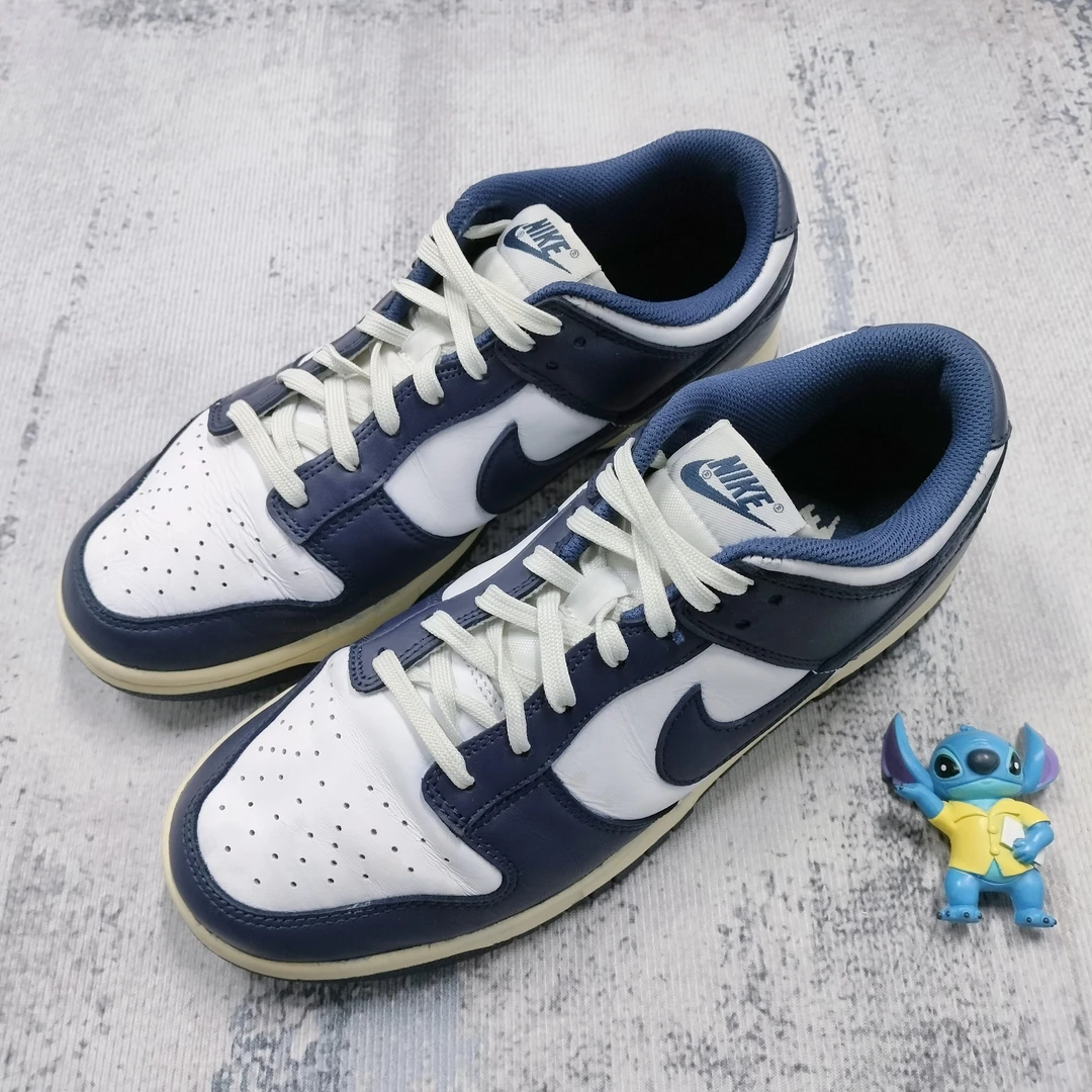 42吗/耐克nike dunk 海军蓝 休闲鞋/9新无原盒/公价1539