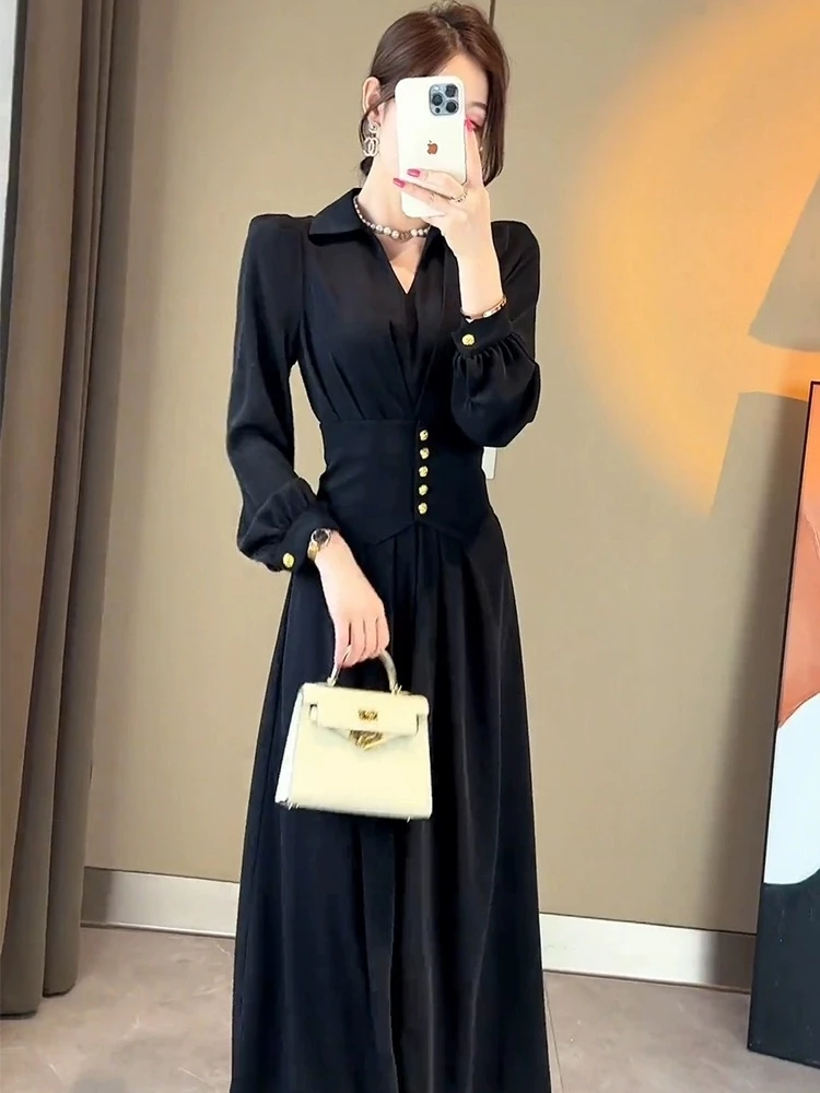 【1441-1460】个别微瑕疵气质秋装连衣裙