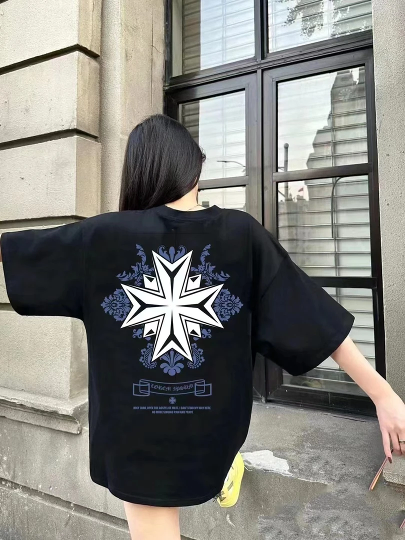 Luxury BEE光感变色【光芒星】2024夏季限定新款男女短袖T恤A5572