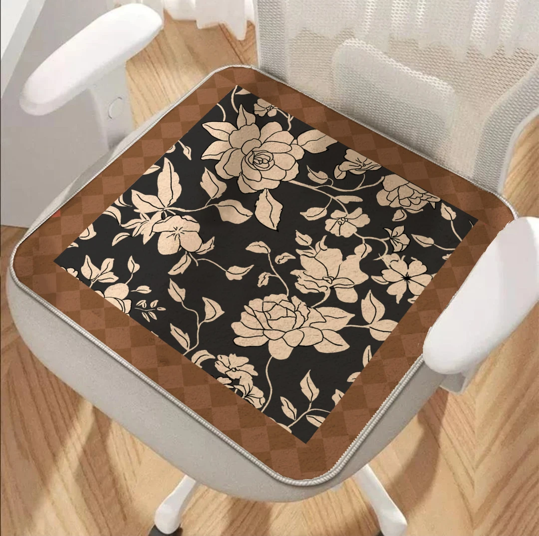 仿羊绒坐垫椅垫四季屁股垫办公室教室寝室超软毛绒透