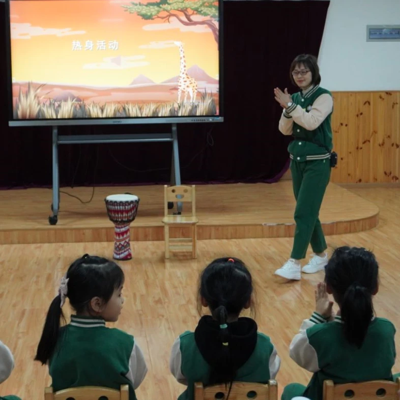 【076】公开课：非洲鼓教学《悯农》完整版