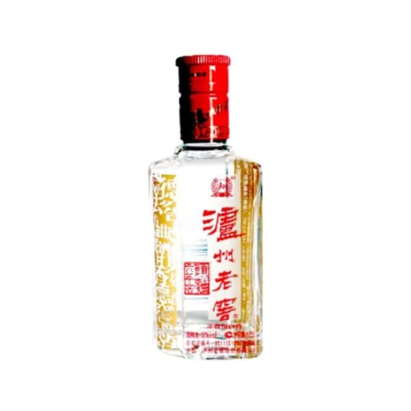 泸州老窖 38度六年窖头曲浓香型白酒 125ml/瓶