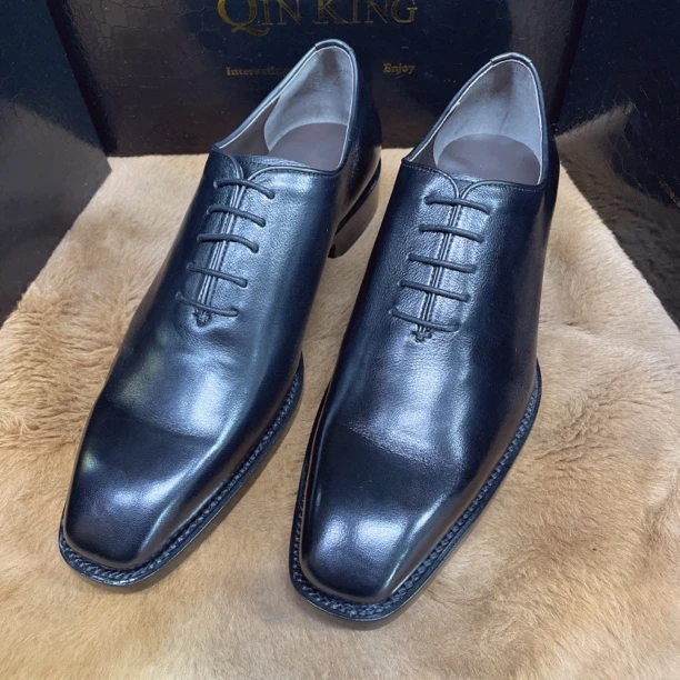 8018马鞍皮牛皮真皮牛津鞋男士商务正装固特异工艺