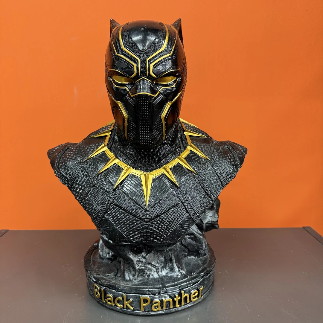 黑豹半身像 带彩盒 手办模玩摆件