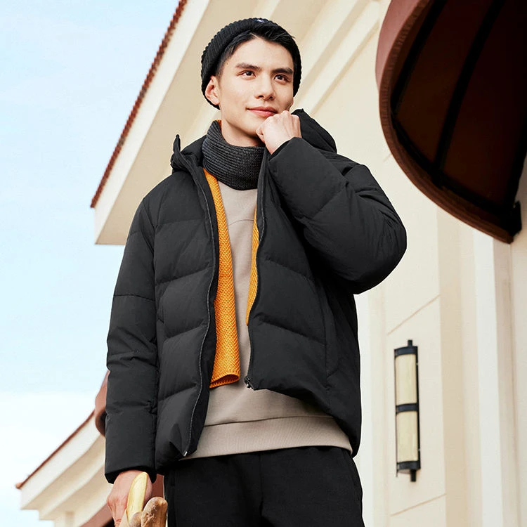 乔丹运动羽绒服男2024春季保暖综训休闲宽松连帽棉衣QDEGM3244082