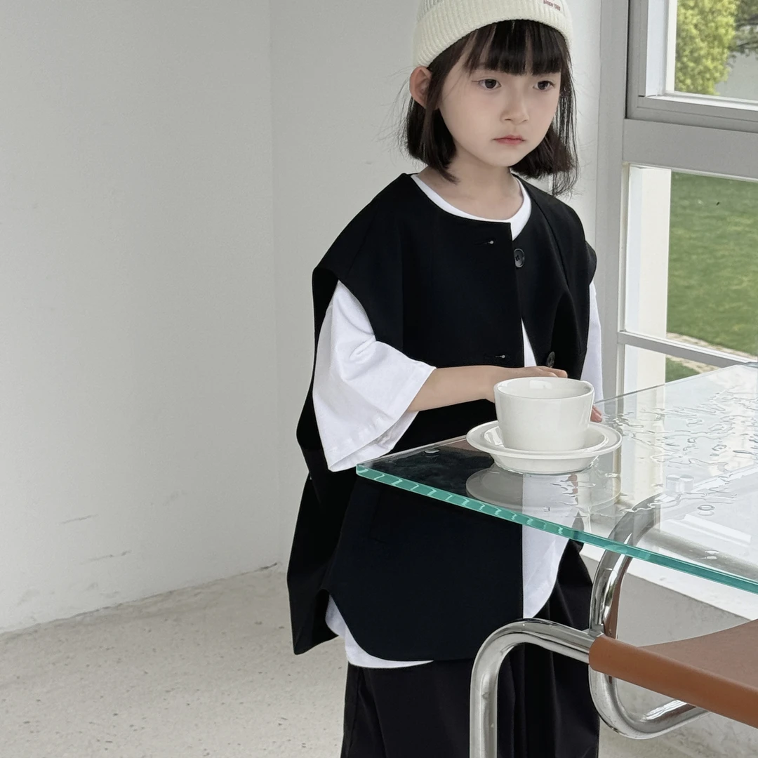 【黑标·小西】设计款亲子马甲S025