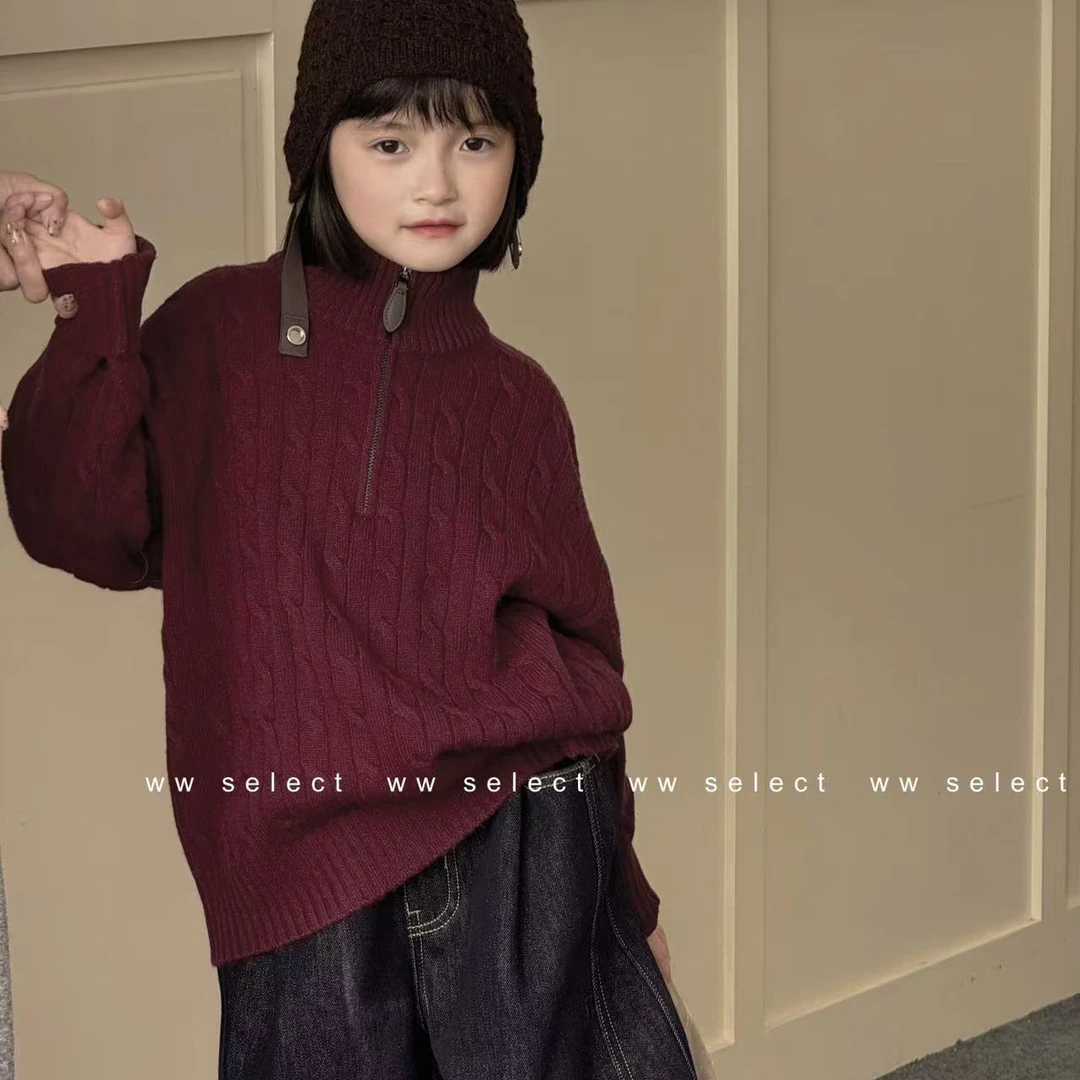 【麻花羊】亲子羊毛毛衣N060