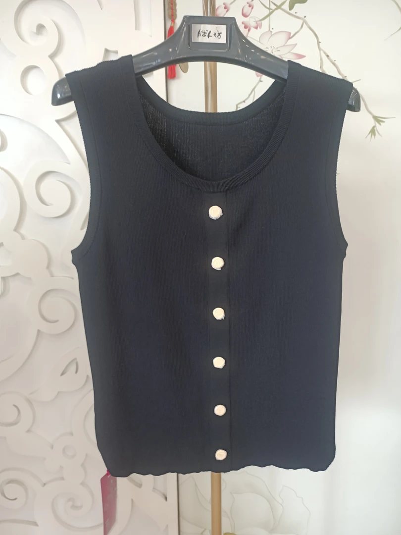 胖人坊大码女装宽带背心0411