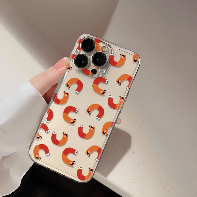 可爱瑜伽女孩适用苹果手机壳iPhone15全包OPPO华为vivo小米保护套
