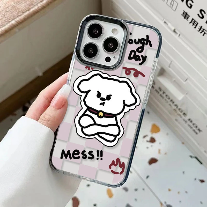 小狗适用iPhone13手机壳12/12Pro苹果11/xr女x防摔8套67软胶xsmax